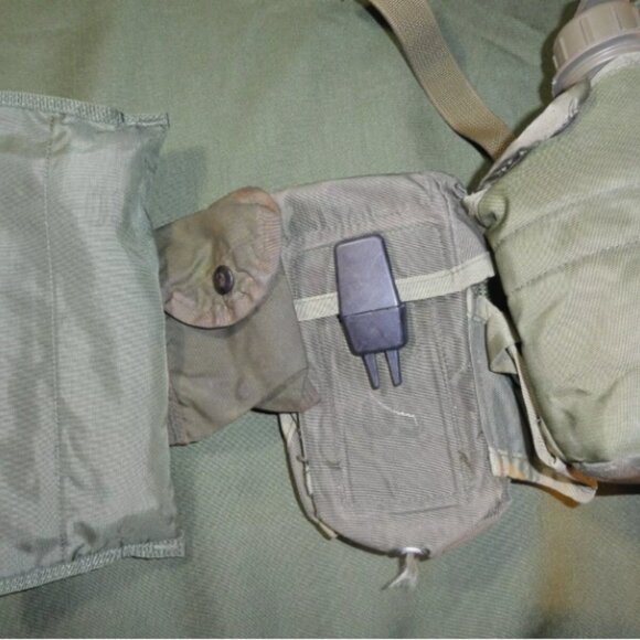 XL VIETNAM ERA LC-1 LOAD CARRYING SUSPENDERS ALICE CLIP OD GREEN LBE RIG LD 3544 - Picture 10 of 16